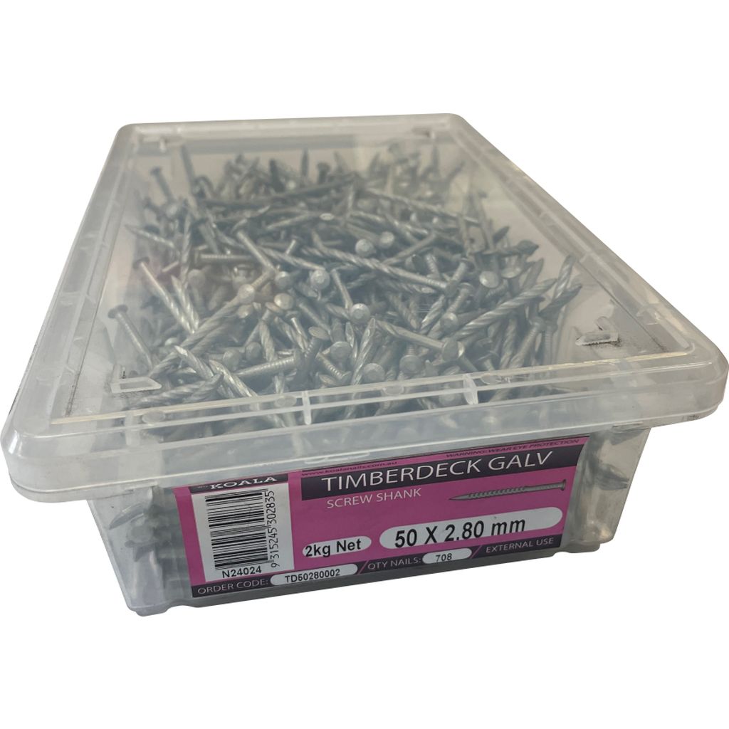 Koala Nail Timber Deck GALVANISED