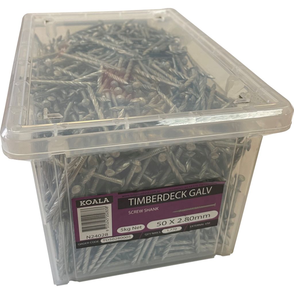 Koala Nail Timber Deck GALVANISED