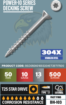 Blackhawk Decking Screw