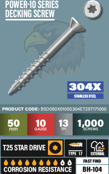 Blackhawk Decking Screw