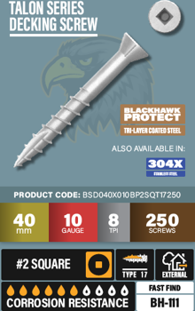 Blackhawk Decking Screw