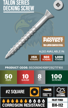 Blackhawk Decking Screw