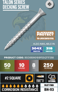 Blackhawk Decking Screw