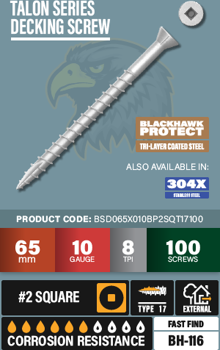 Blackhawk Decking Screw