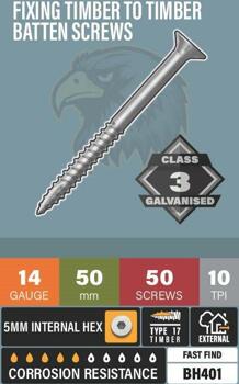 Blackhawk Batten Screw