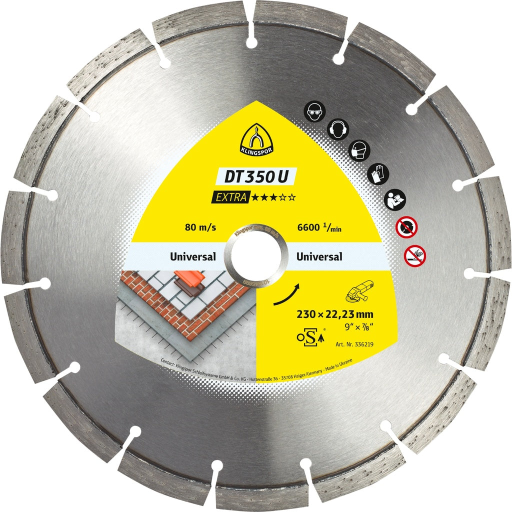 Klingspor Diamond Cutting Blades - DT Series