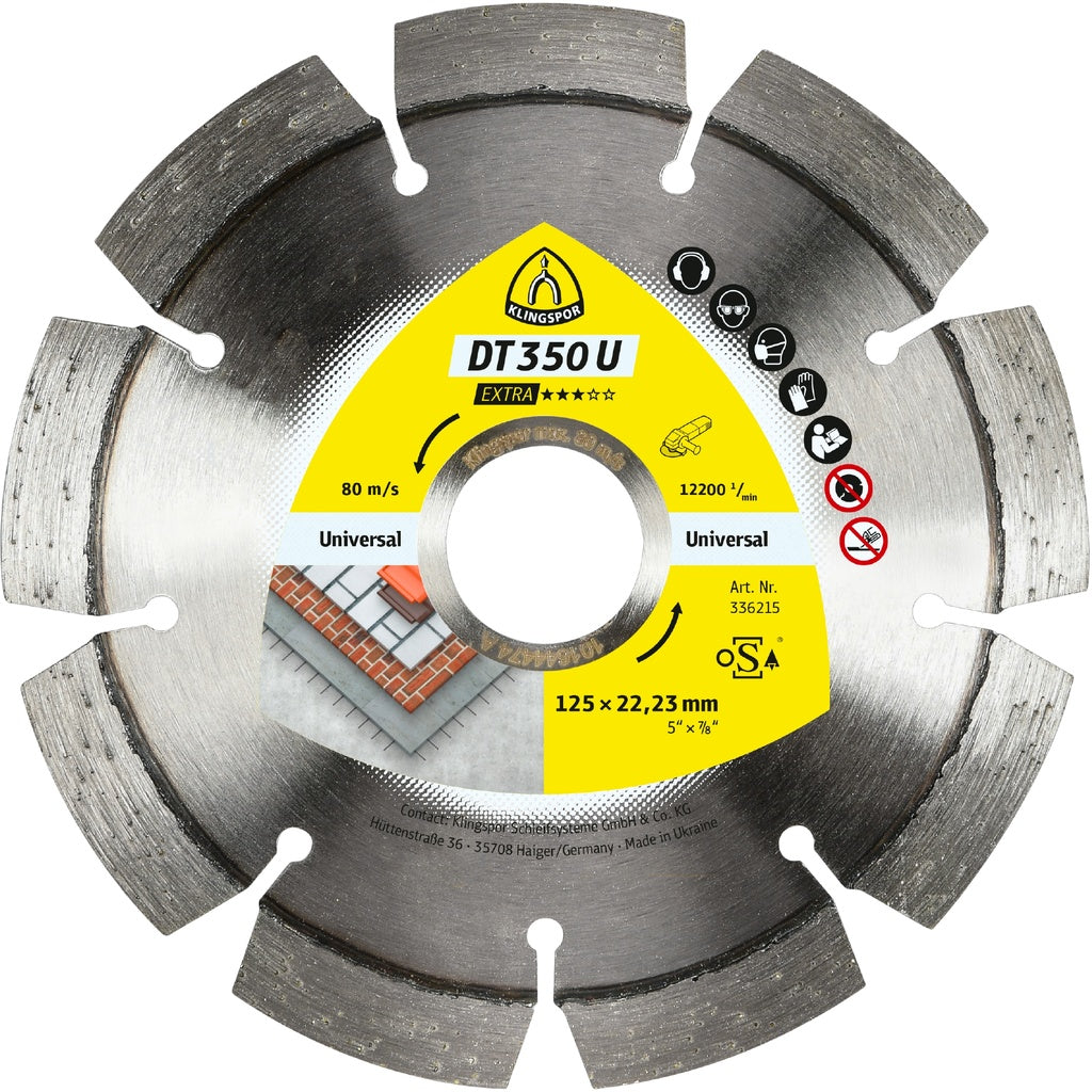 Klingspor Diamond Cutting Blades - DT Series