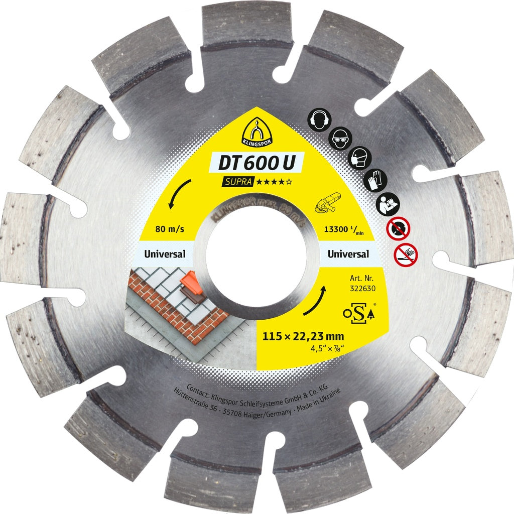 Klingspor Diamond Cutting Blades - DT Series