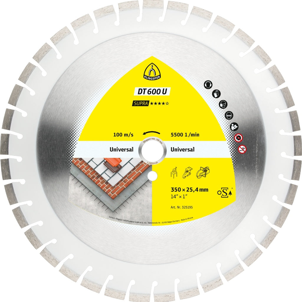 Klingspor Diamond Cutting Blades - DT Series