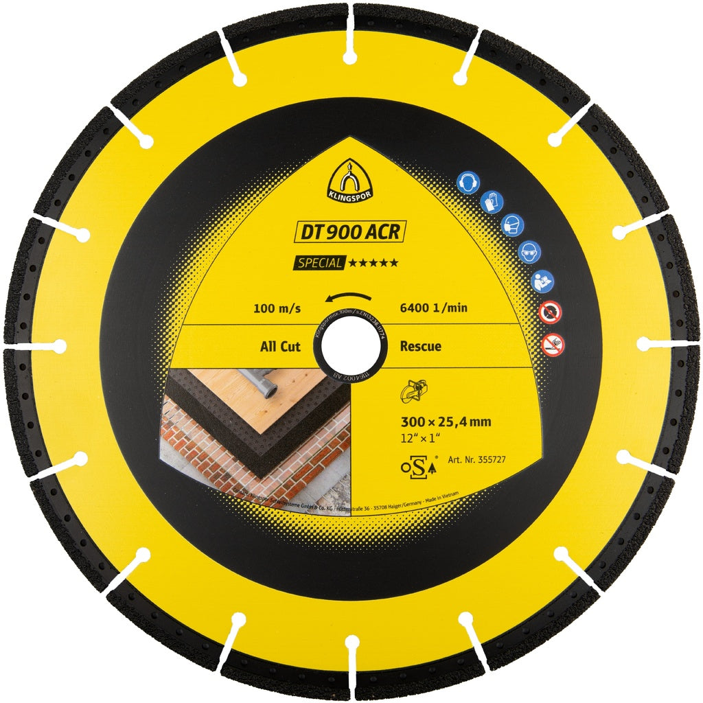 Klingspor Diamond Cutting Blades - DT Series