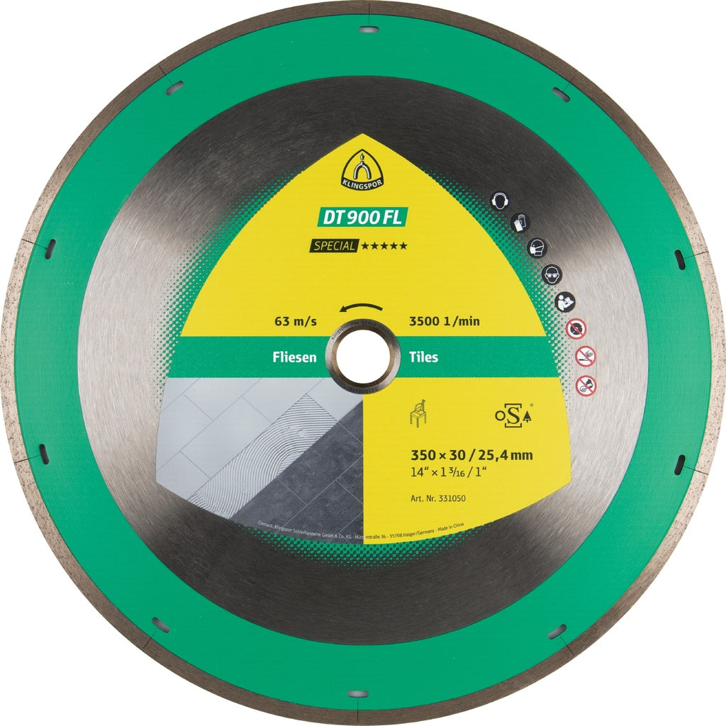 Klingspor Diamond Cutting Blades - DT Series